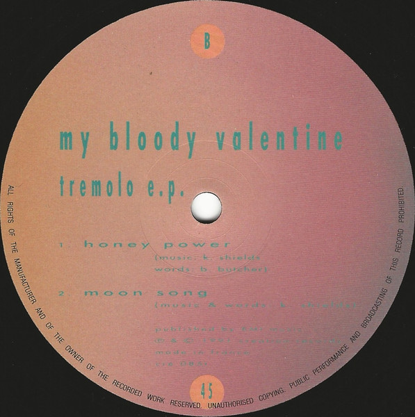 My Bloody Valentine - Tremolo E.P. | Creation Records (cre 085t) - 4 My Bloody Valentine - Tremolo E.P. | Creation Records (cre 085t) - 4