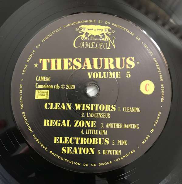 Thesaurus Volume 5  / 25 Titres Inédits 1978-1986  France Rock/Punk/Cold 