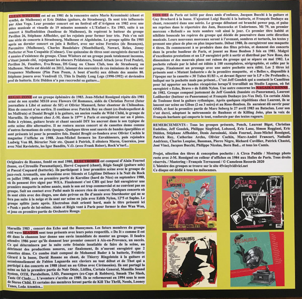 Thesaurus Volume 5  / 25 Titres Inédits 1978-1986  France Rock/Punk/Cold 