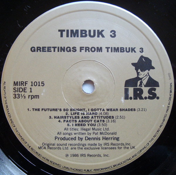 Greetings From Timbuk 3