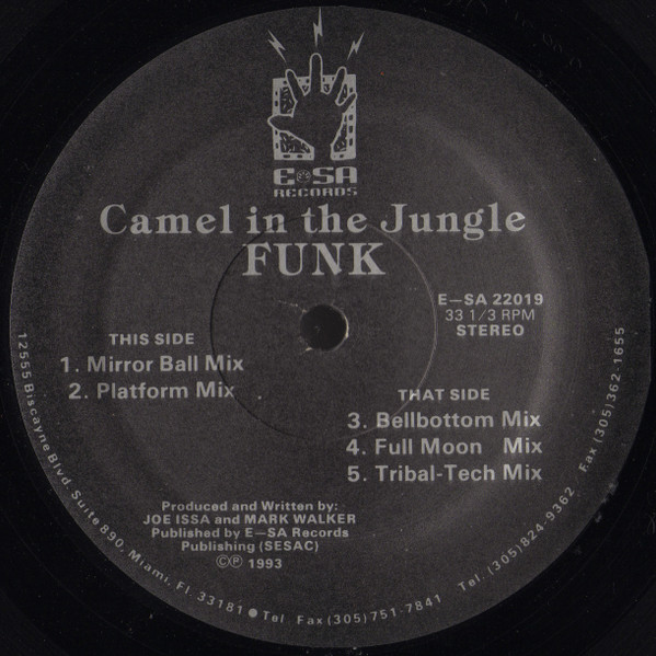 Camel In The Jungle - Funk | E-SA Records (E-SA 22019) - main