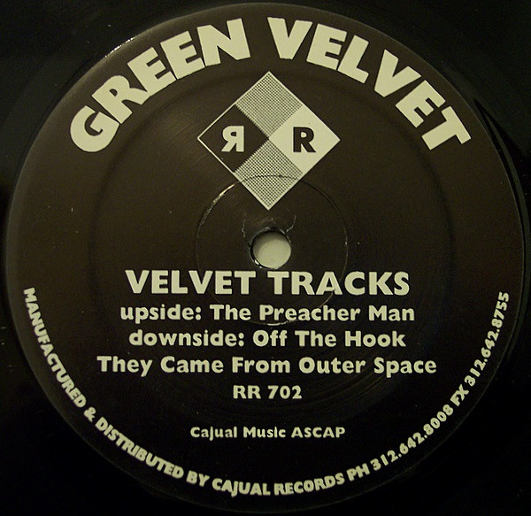 Green Velvet - Velvet Tracks | Relief Records (RR 702)