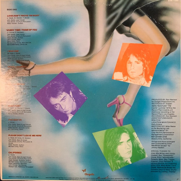 The Babys - Head First | Chrysalis (CHR-1195) - 2
