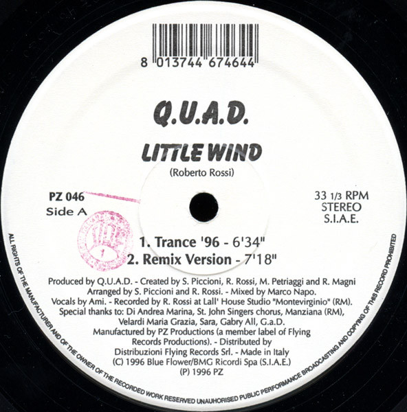 Q.U.A.D. - Little Wind | PZ Productions (PZ 046)