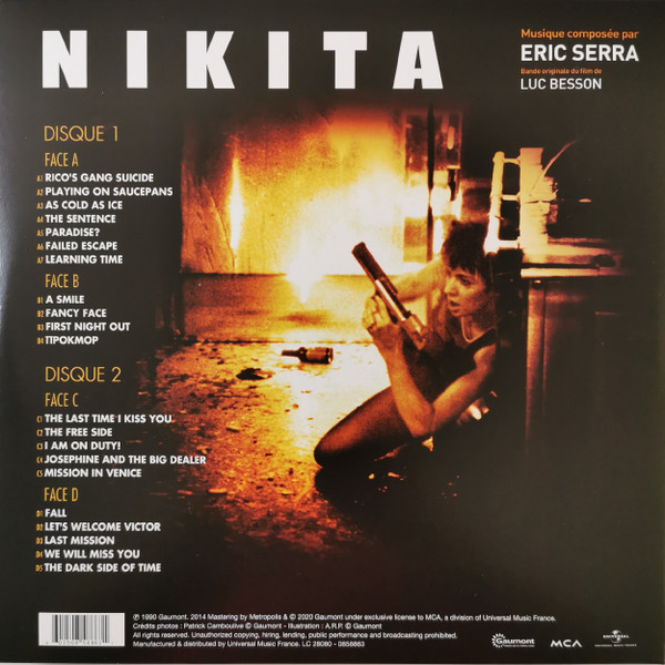 Eric Serra - Nikita (Bande Originale Du Film) | MCA Records (28080-0858863) - 3 Eric Serra - Nikita (Bande Originale Du Film) | MCA Records (28080-0858863) - 3