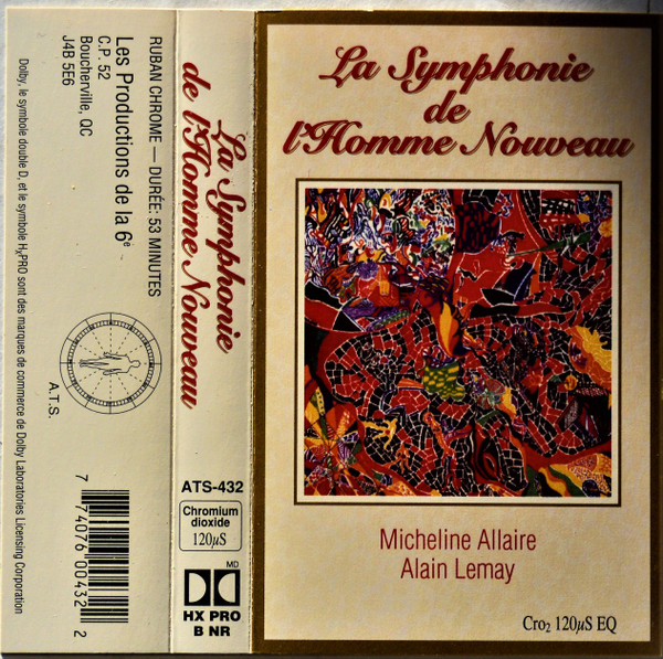 Micheline Allaire , Alain Lemay - La Symphonie De L'Homme Nouveau | Not On Label (ATS-432) - 2 Micheline Allaire , Alain Lemay - La Symphonie De L'Homme Nouveau | Not On Label (ATS-432) - 2