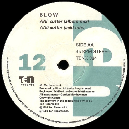 Blow - Cutter | 10 Records (TENX384) - 4 Blow - Cutter | 10 Records (TENX384) - 4