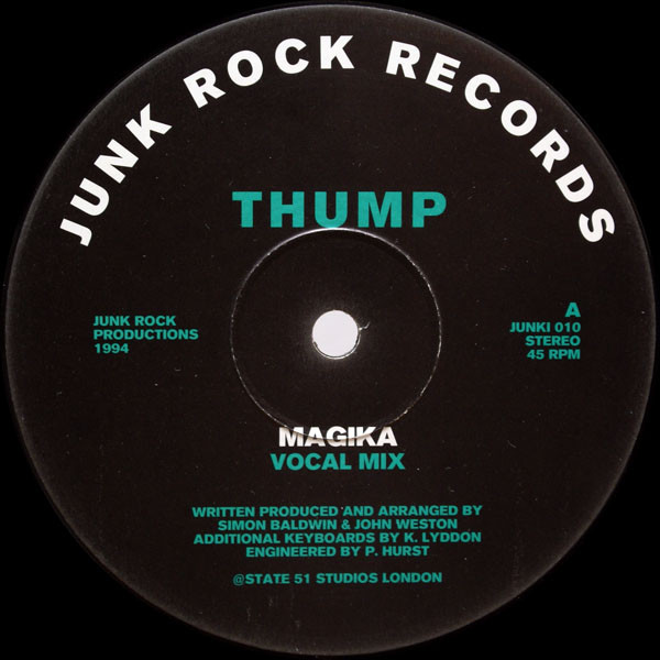 Thump - Magika | Junk Rock Records (JUNKI 010)