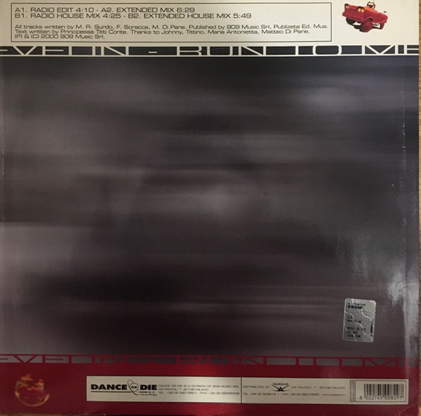 Evelin - Run To Me | Dance Or Die Records (DOD 009) - 2 Evelin - Run To Me | Dance Or Die Records (DOD 009) - 2