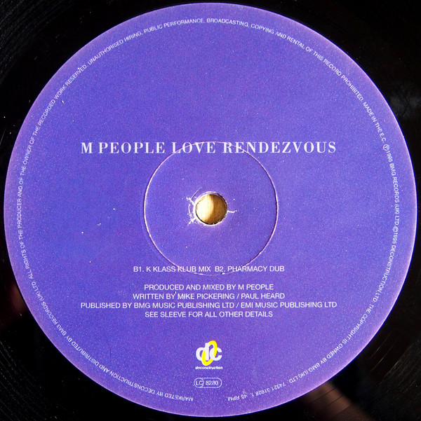 M People - Love Rendezvous | Deconstruction (74321 31928 1) - 4