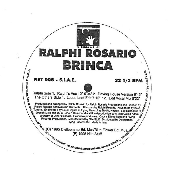 Ralphi Rosario - Brinca | Nite Stuff (NST 005) - 3