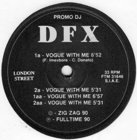D.F.X. - Vogue With Me | London Street (FTM 31646) - 2