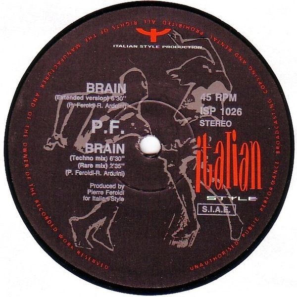 Pierre Feroldi - Brain | Italian Style Production (ISP 1026) - 5