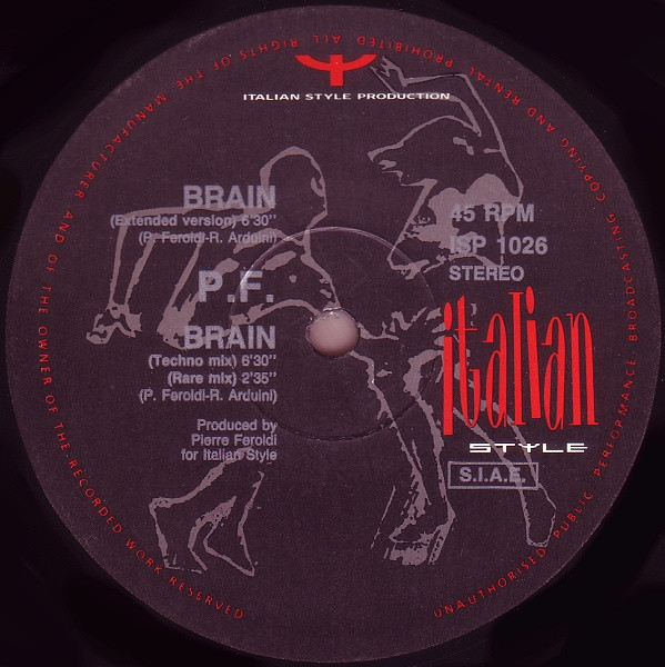 Pierre Feroldi - Brain | Italian Style Production (ISP 1026) - 2