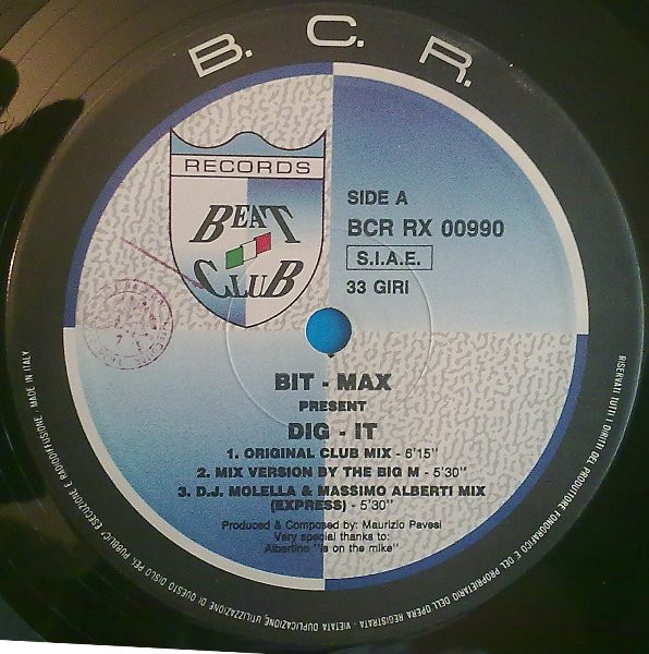 Bit-Max - Dig-It (Special Remix) | Beat Club Records (BCR RX 00990) - 3