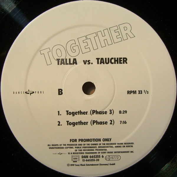 Talla 2XLC Vs. Taucher - Together | Dance Pool (DAN 665255 6) - 2