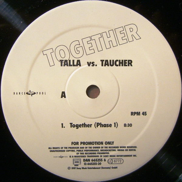 Talla 2XLC Vs. Taucher - Together | Dance Pool (DAN 665255 6) - main