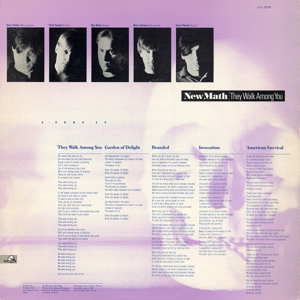 New Math - They Walk Among You | 415 Records (A-0008) - 2 New Math - They Walk Among You | 415 Records (A-0008) - 2