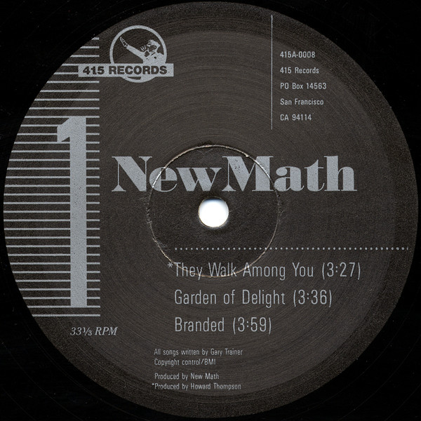 New Math - They Walk Among You | 415 Records (A-0008) - 3 New Math - They Walk Among You | 415 Records (A-0008) - 3