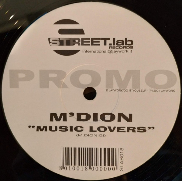 M'Dion - Music Lovers | Streetlab Records (SLAB 018) - main M'Dion - Music Lovers | Streetlab Records (SLAB 018) - main