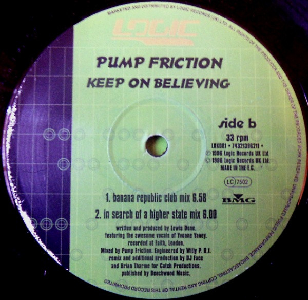 Pump Friction - Keep On Believing | Logic Records (LUK081) - 4 Pump Friction - Keep On Believing | Logic Records (LUK081) - 4