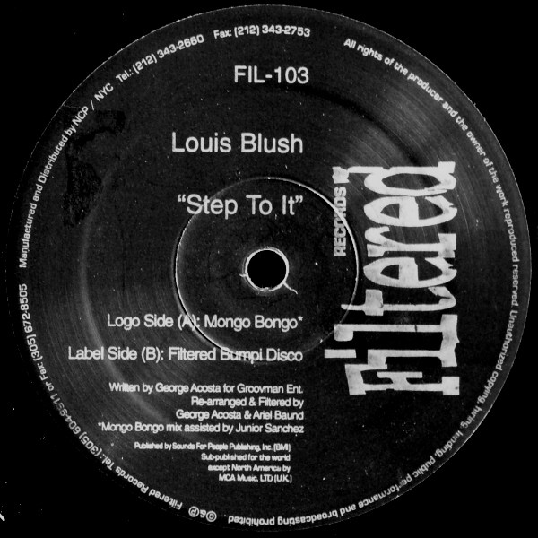 Louis Blush - Step To It | Filtered Records (FIL-103) - 2