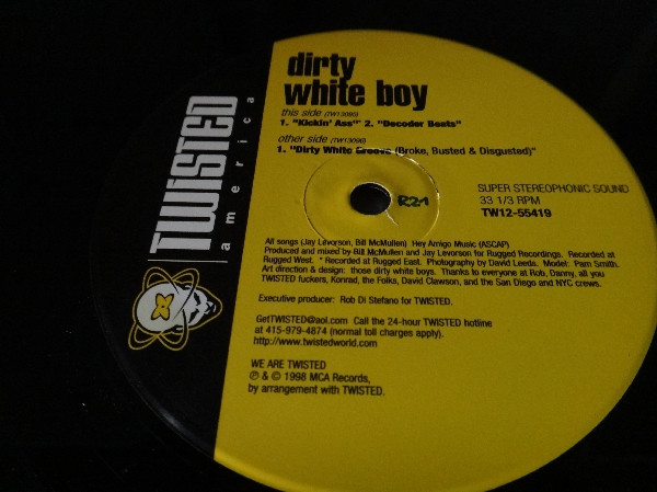 Dirty White Boy - Kickin' Ass / Dirty White Groove | Twisted America Records (TW12-55419) - 2 Dirty White Boy - Kickin' Ass / Dirty White Groove | Twisted America Records (TW12-55419) - 2