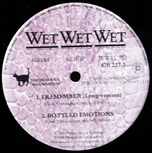 Wet Wet Wet - Temptation | The Precious Organisation (JEWEL 712) - 4 Wet Wet Wet - Temptation | The Precious Organisation (JEWEL 712) - 4