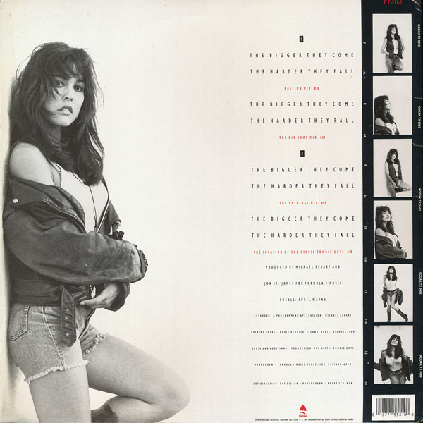 April Wayne - The Bigger They Come, The Harder They Fall | Enigma (7 75531-0) - 2 April Wayne - The Bigger They Come, The Harder They Fall | Enigma (7 75531-0) - 2