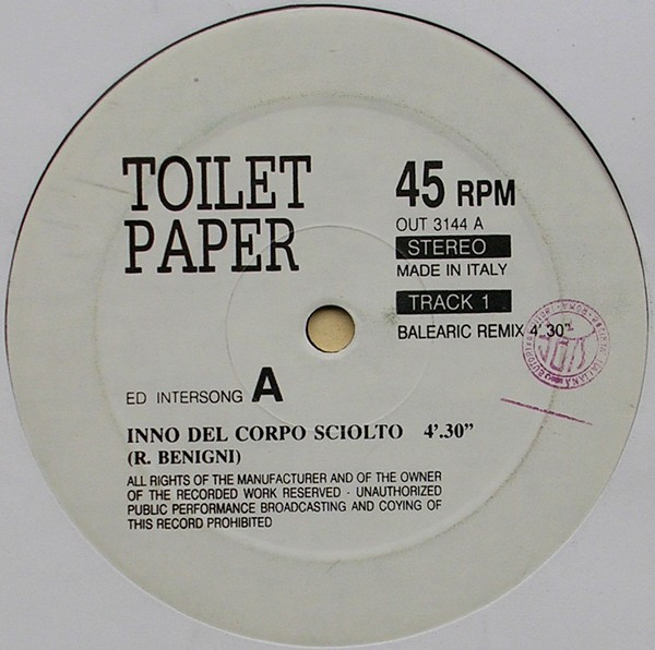 Toilet Paper - Inno Del Corpo Sciolto | Out (OUT 3144) - 3