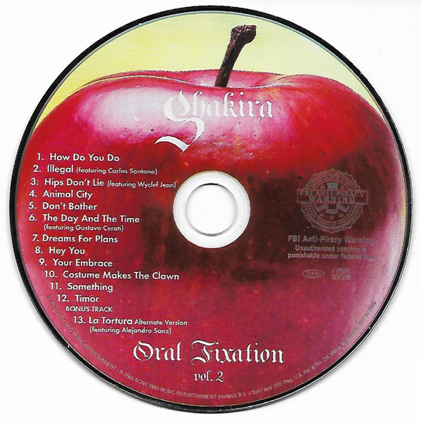 Shakira - Oral Fixation Vol. 2 | Epic (82876815852) - 3 Shakira - Oral Fixation Vol. 2 | Epic (82876815852) - 3