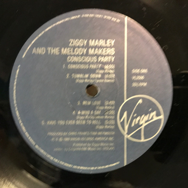 Ziggy Marley And The Melody Makers - Conscious Party [Vinyl] | Virgin (VL 2506) - 3
