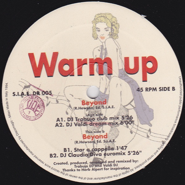 Warm Up - Beyond | Diva Records (DR 005) - main Warm Up - Beyond | Diva Records (DR 005) - main