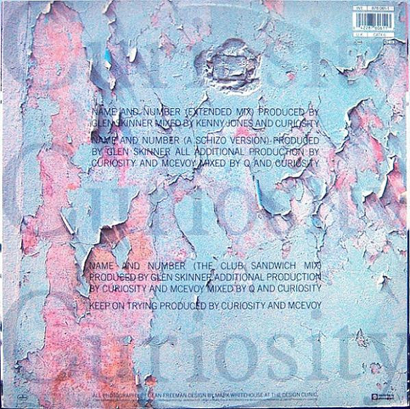 Curiosity Killed The Cat - Name And Number | Mercury (876 061-1) - 2 Curiosity Killed The Cat - Name And Number | Mercury (876 061-1) - 2