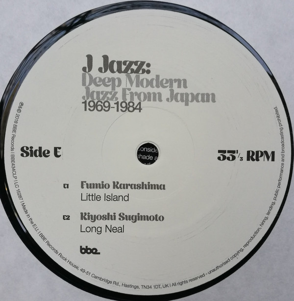 Various - J Jazz: Deep Modern Jazz From Japan 1969-1984 | BBE (BBE434CLP) - 10