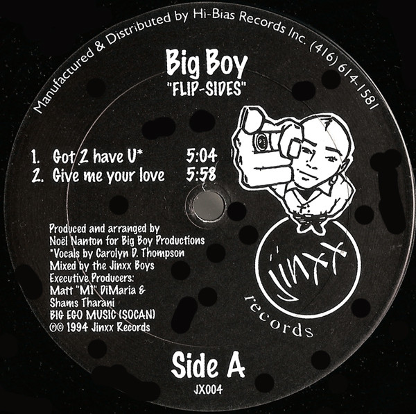 Big Boy - Flip-Sides | Jinxx Records (JX004)