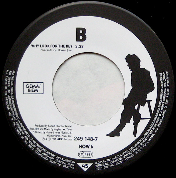 Howard Jones - Things Can Only Get Better | WEA (249 148-7) - 4