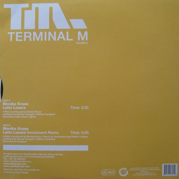 Monika Kruse - Latin Lovers | Terminal M (Term023-6) - 2 Monika Kruse - Latin Lovers | Terminal M (Term023-6) - 2