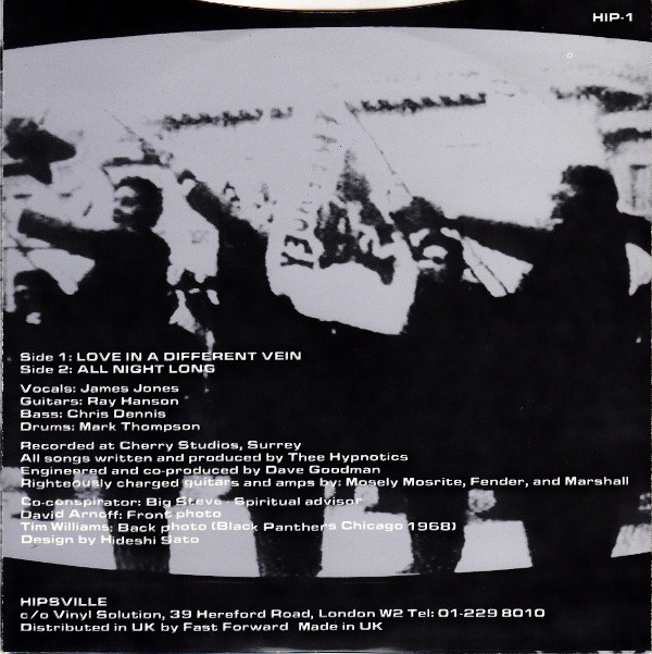 Thee Hypnotics - Love In A Different Vein | Hipsville (HIP-1) - 2