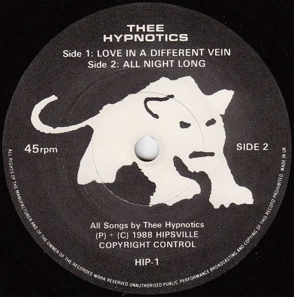 Thee Hypnotics - Love In A Different Vein | Hipsville (HIP-1) - 4