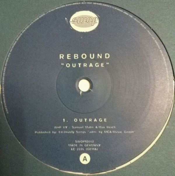 Rebound - Outrage | Swop Records (SWOP12002) - 2