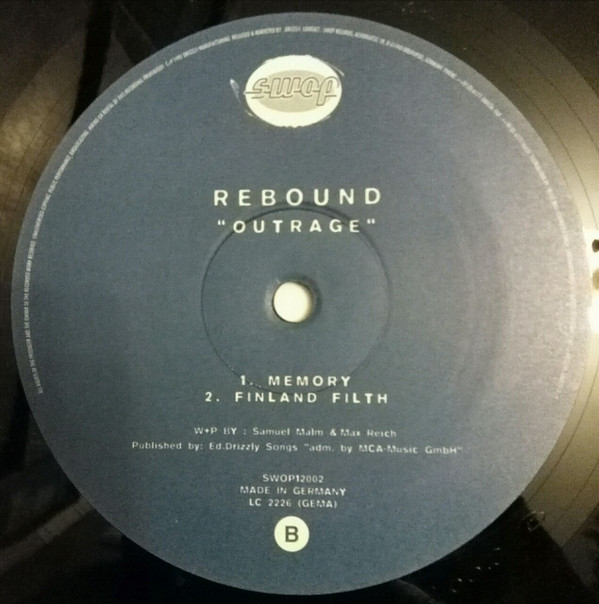 Rebound - Outrage | Swop Records (SWOP12002) - 3