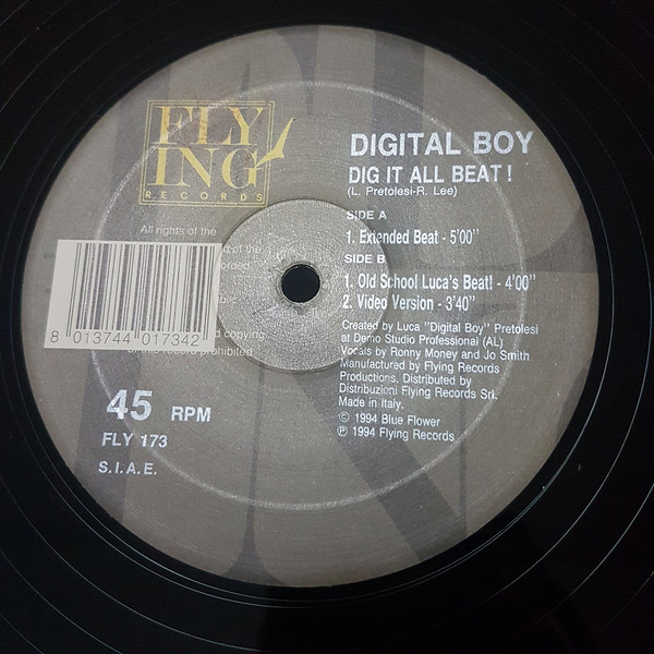 Digital Boy - Dig It All Beat | Flying Records (FLY 173) - 3 Digital Boy - Dig It All Beat | Flying Records (FLY 173) - 3