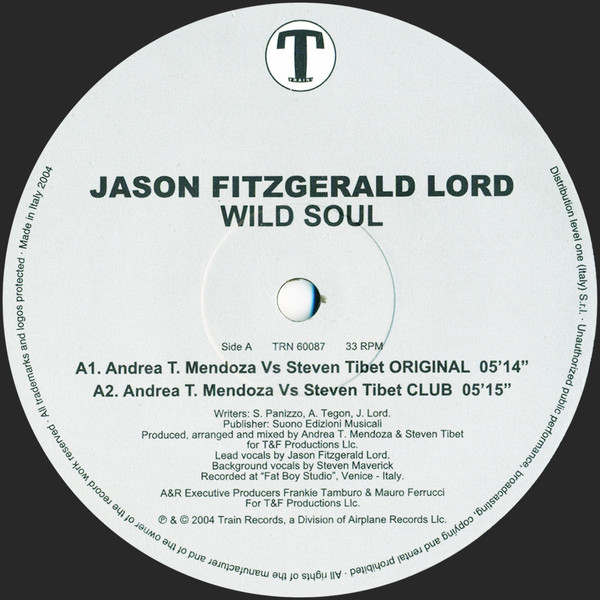 Jason Fitzgerald Lord - Wild Soul | Train! Records (TRN 60087) - 4