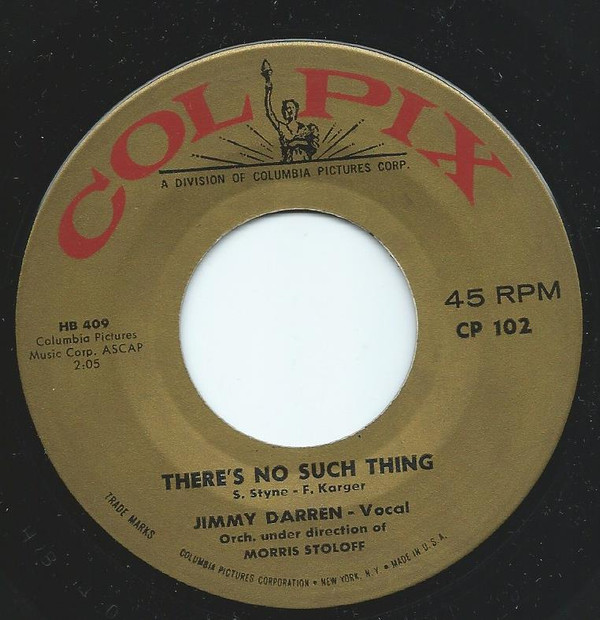 Jimmy Darren - There's No Such Thing | Colpix Records (CP 102) - main Jimmy Darren - There's No Such Thing | Colpix Records (CP 102) - main
