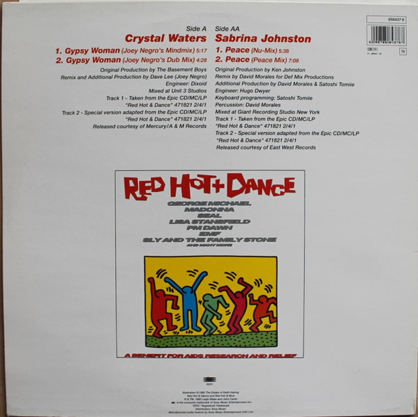 Crystal Waters / Sabrina Johnston - Gypsy Woman / Peace | Epic (658437 6) - 2