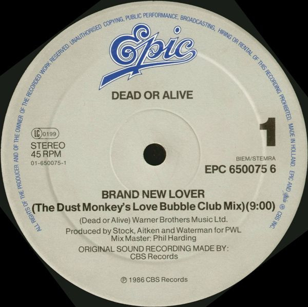 Dead Or Alive - Brand New Lover | Epic (EPC 650075 6) - 3 Dead Or Alive - Brand New Lover | Epic (EPC 650075 6) - 3