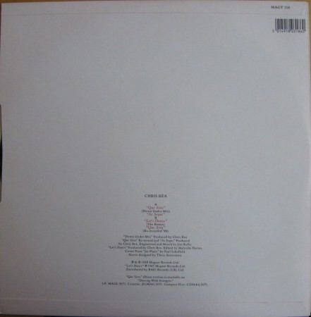 Chris Rea - Que Sera | Magnet (MAGT 318) - 2 Chris Rea - Que Sera | Magnet (MAGT 318) - 2