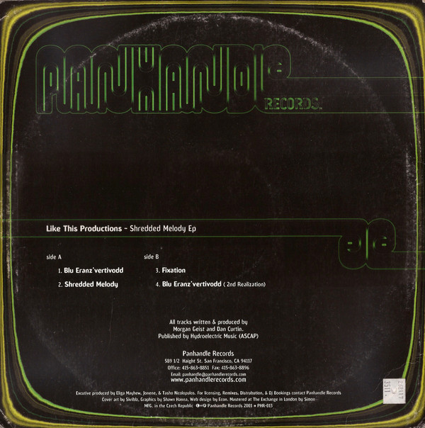 Like This Productions - Shredded Melody EP | Panhandle Records (PHR 013) - 2