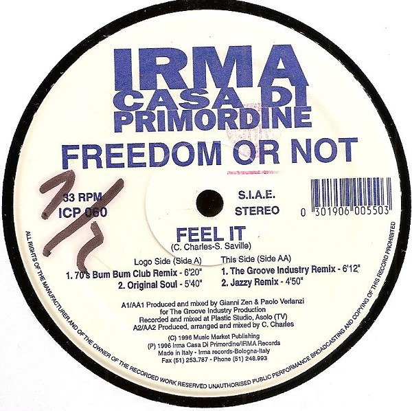 Freedom Or Not - Feel It | Irma CasaDiPrimordine (ICP 060) - 3 Freedom Or Not - Feel It | Irma CasaDiPrimordine (ICP 060) - 3